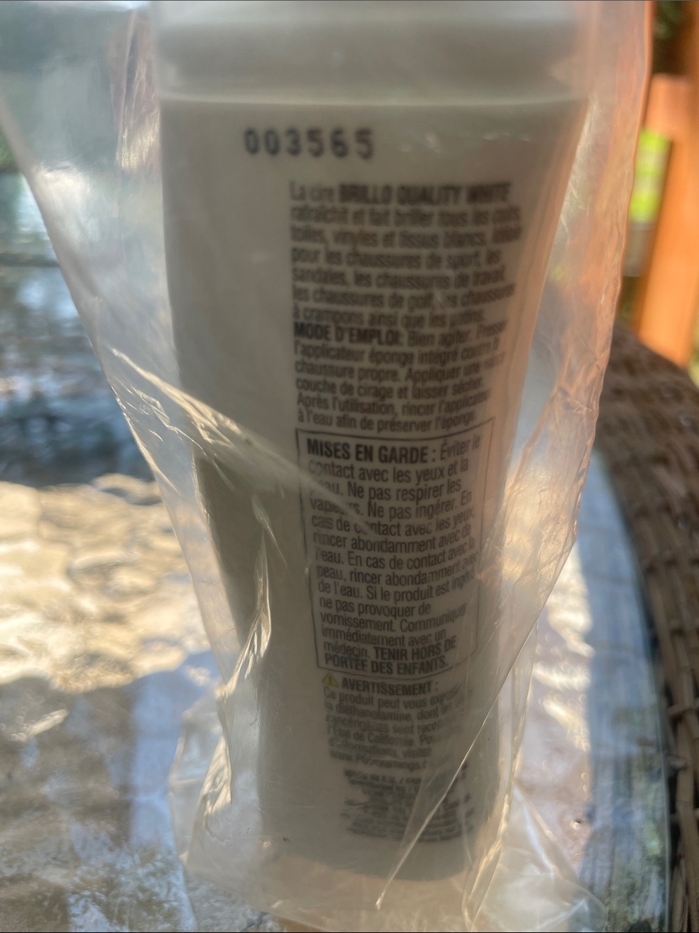 NWT - Shoe Shine Brillo Quality White Shoe Care Foam - White - Picture 3 of 4